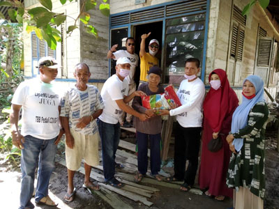 TBB Peduli Kembali Beraksi, Salurkan 1,5 Ton Beras Untuk Warga Tak Mampu